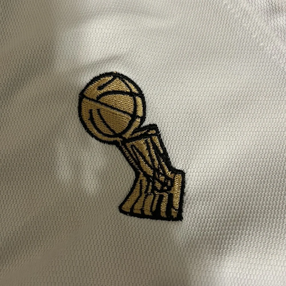 Kobe Bryant NBA Jersey | #24 Adidas Jersey with Champion Trophy | White & Gold - Picture 4 of 9